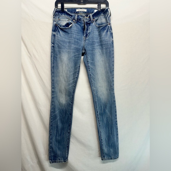 PACSUN Light Wash‎ BLUE Stacked Skinny Denim Jeans 28x32 - Picture 8 of 8